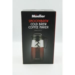 Mueller SmoothBrew Cold Brew Coffee‎ Maker - Model CB-375 – New Sealed